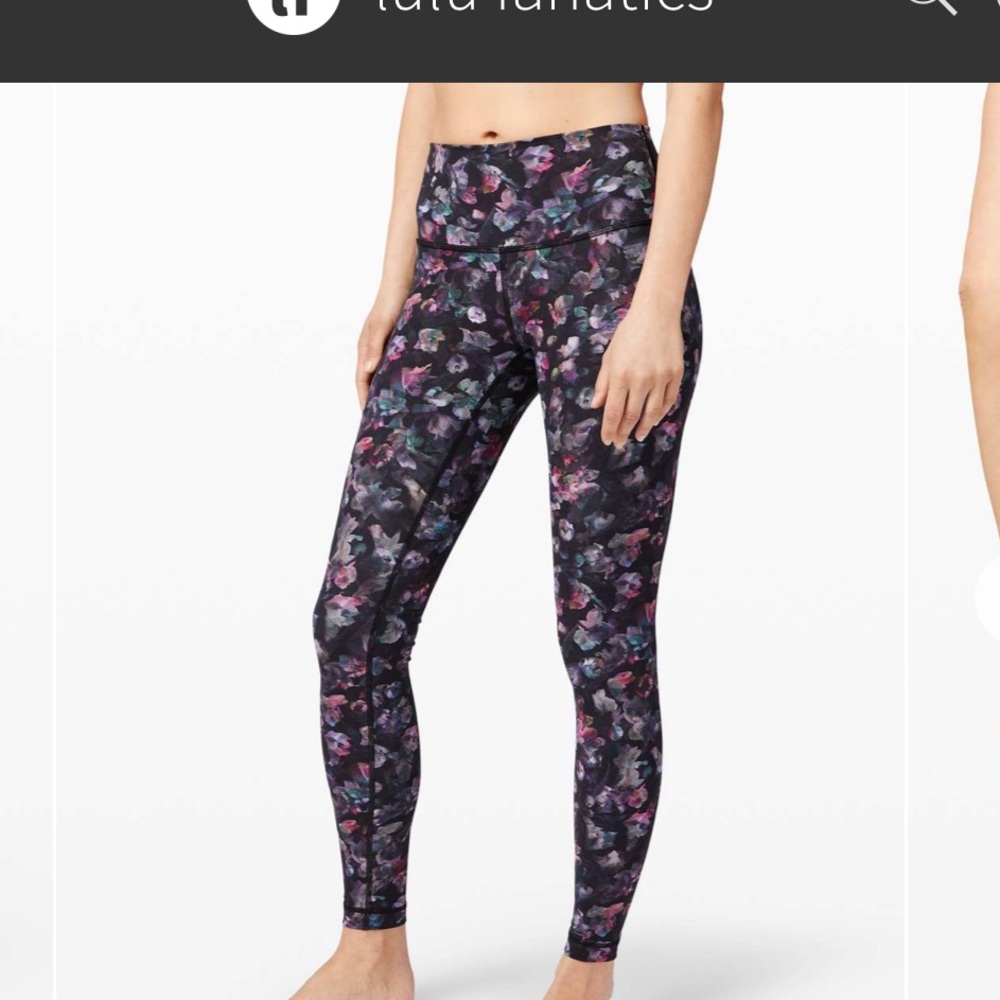 Lululemon Wunder Under Patterned Leggings